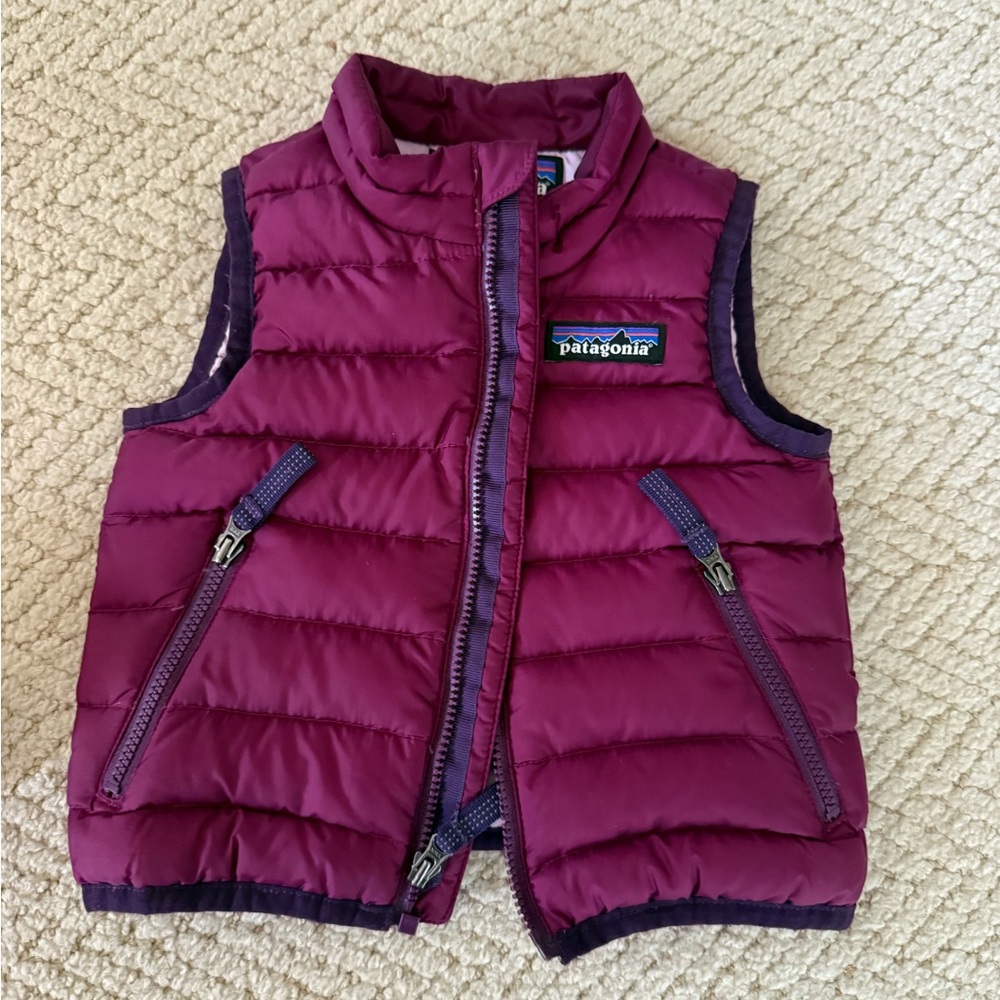 Patagonia puffer vest 3-6 mos